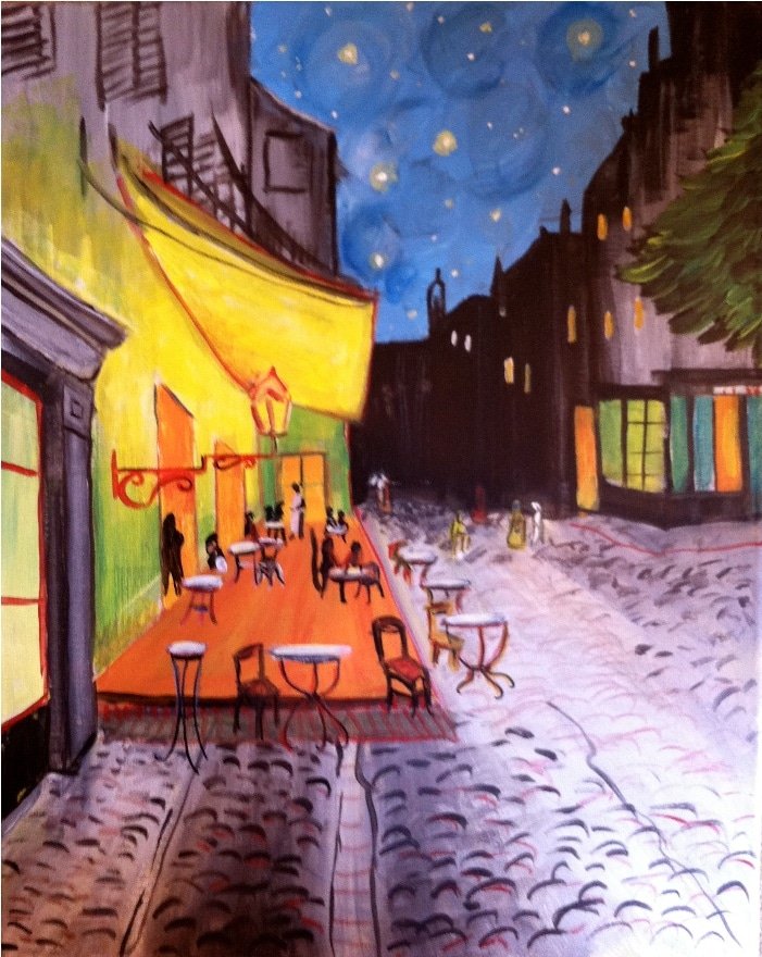 Van Gogh’s Cafe at Night