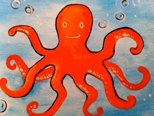 Octopus - Uncorked Canvas