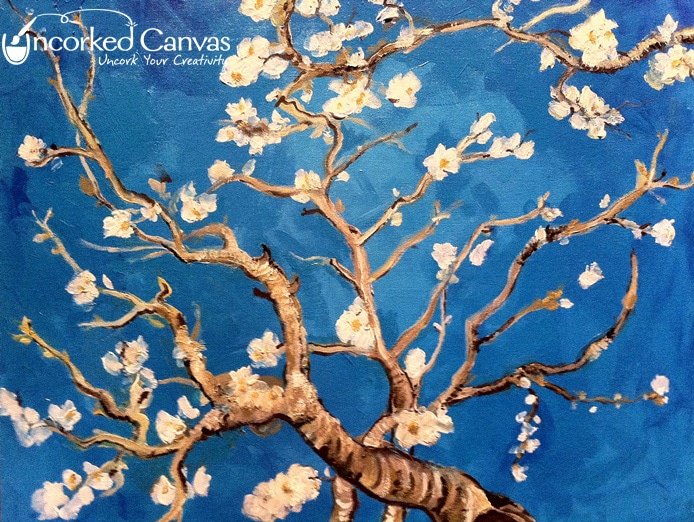 Uncorked Canvas - Van Gogh’s Blooming Almond
