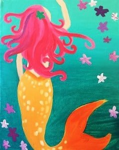 Mermaid - Acrylic Paint