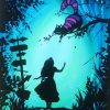 Alice in Wonderland Paint n Wine Whimsy paint and sip