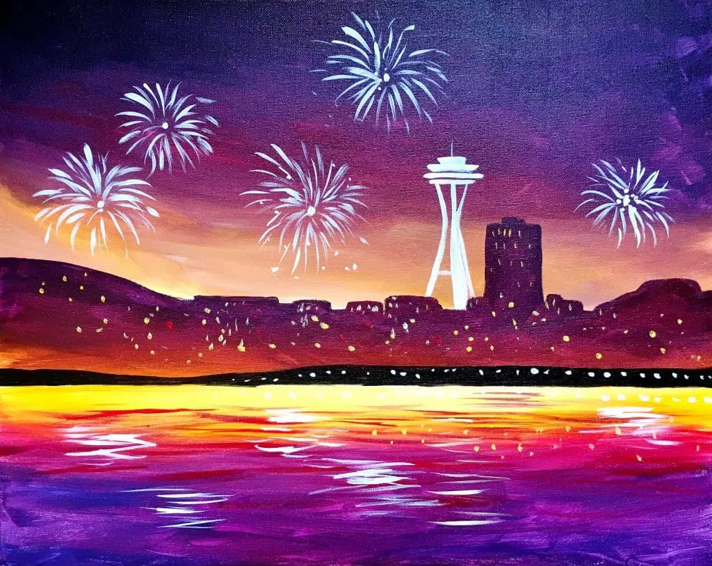 Seattle fireworks celebration