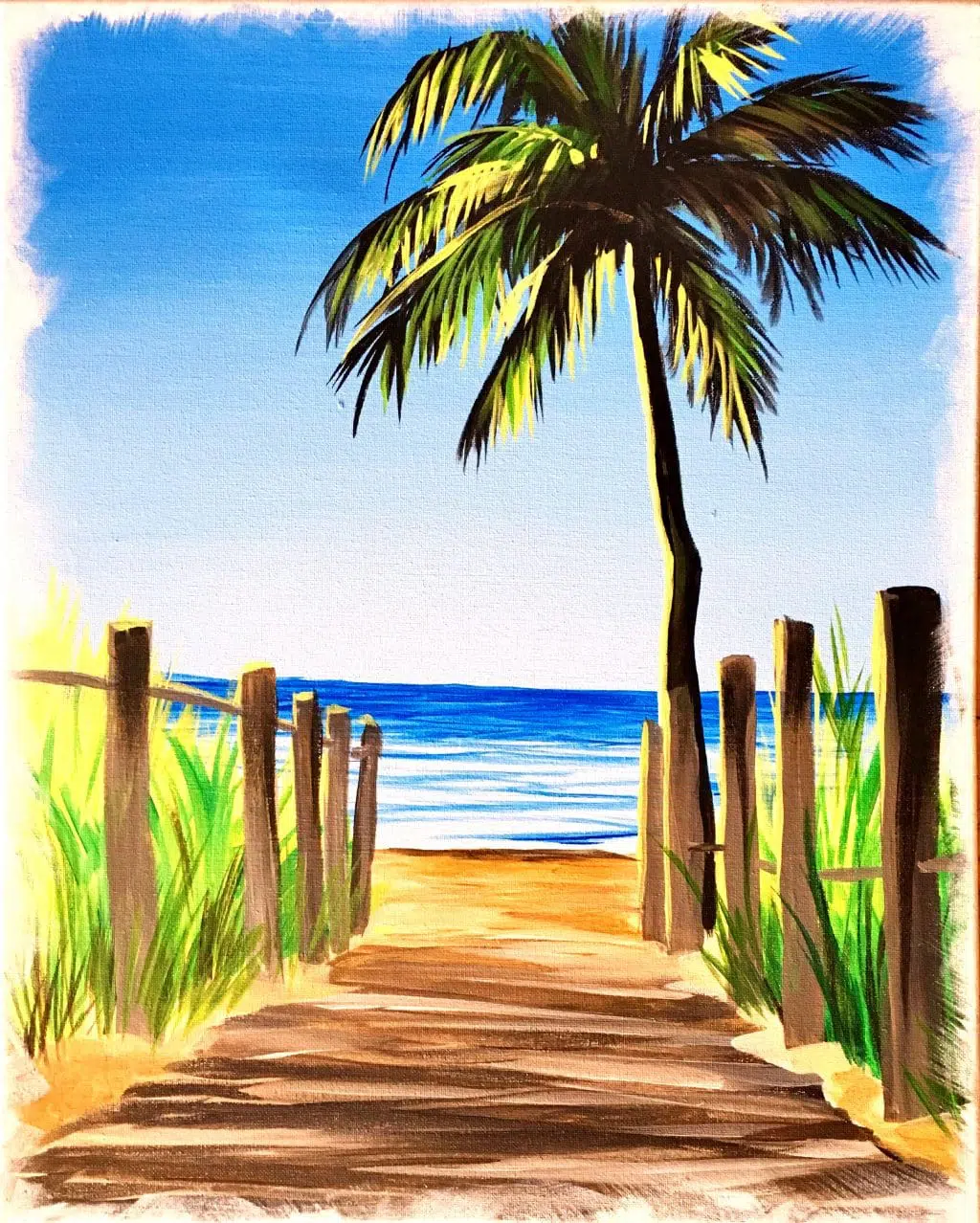 Boardwalk Palm Tree