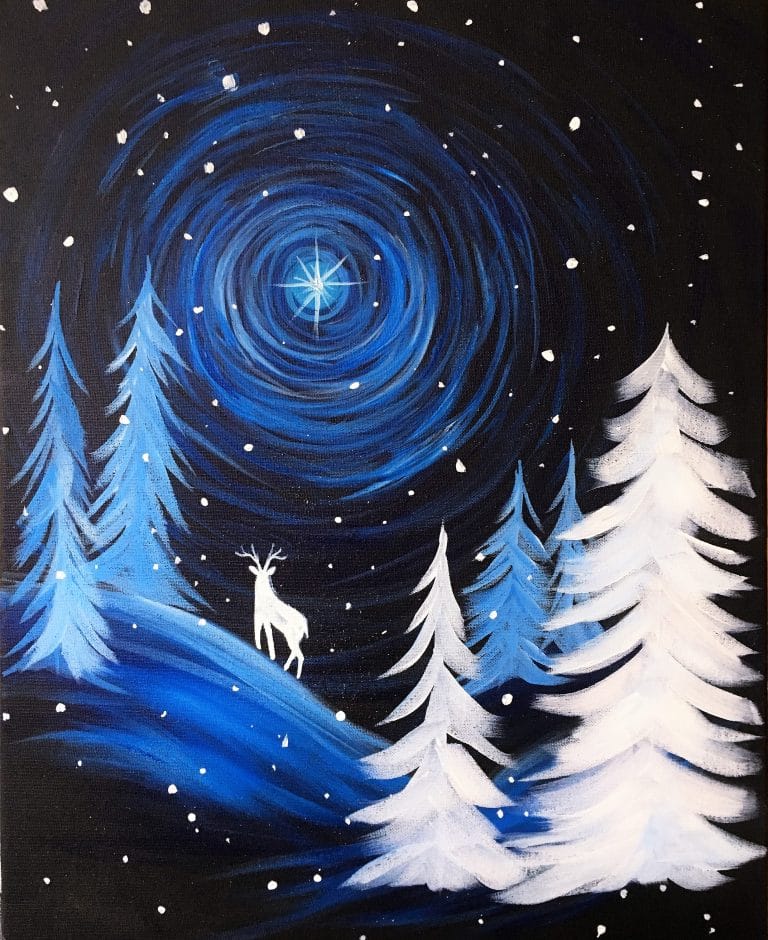 Art At Home: Winter Wonderland - Uncorked Canvas