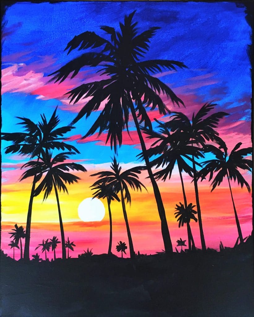 Art at Home: California Sunset! - California