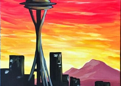 Seattle Sunset with Space Needle