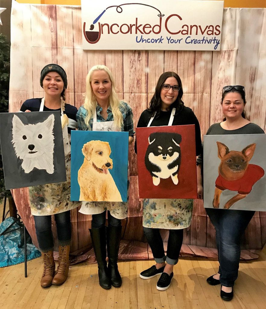 We draw your pet for you and you paint it.