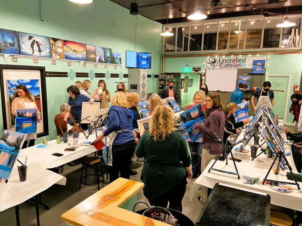 paint sip do,uncorked canvas,tacoma,venue,events