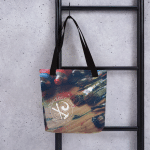 Uncorked Canvas Paintbrushes Tote Bag