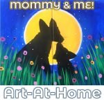 Art at Home: Mommy & Me! Paint Together Project Kit