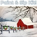 Art At Home: Snowy Barn