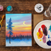 Acrylic Paint Set - Artist Quality Paints for Painting Canvas, Wood, Clay, Fabri - Winter Wonderland Mini