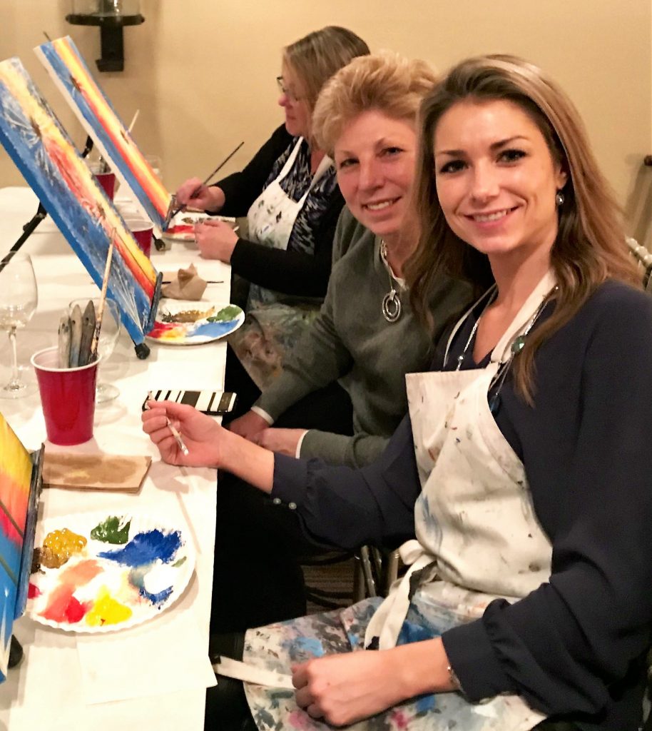Painting and Sipping at Uncorked Canvas Tacoma
