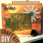 Your State & Design String Art - DIY KIT