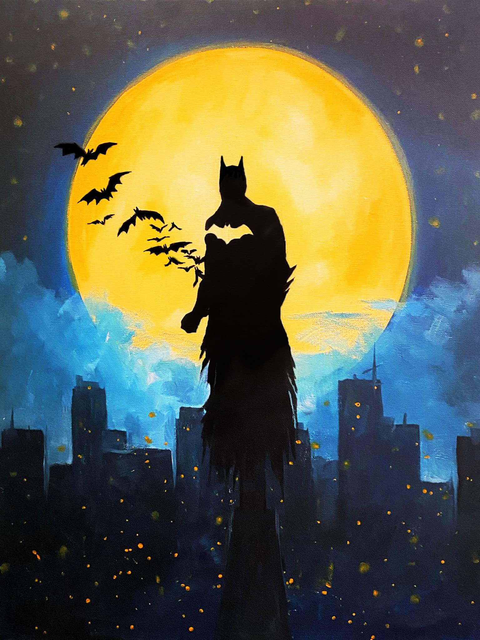 The Batman Dark Knight Art at Home Kit and Class
