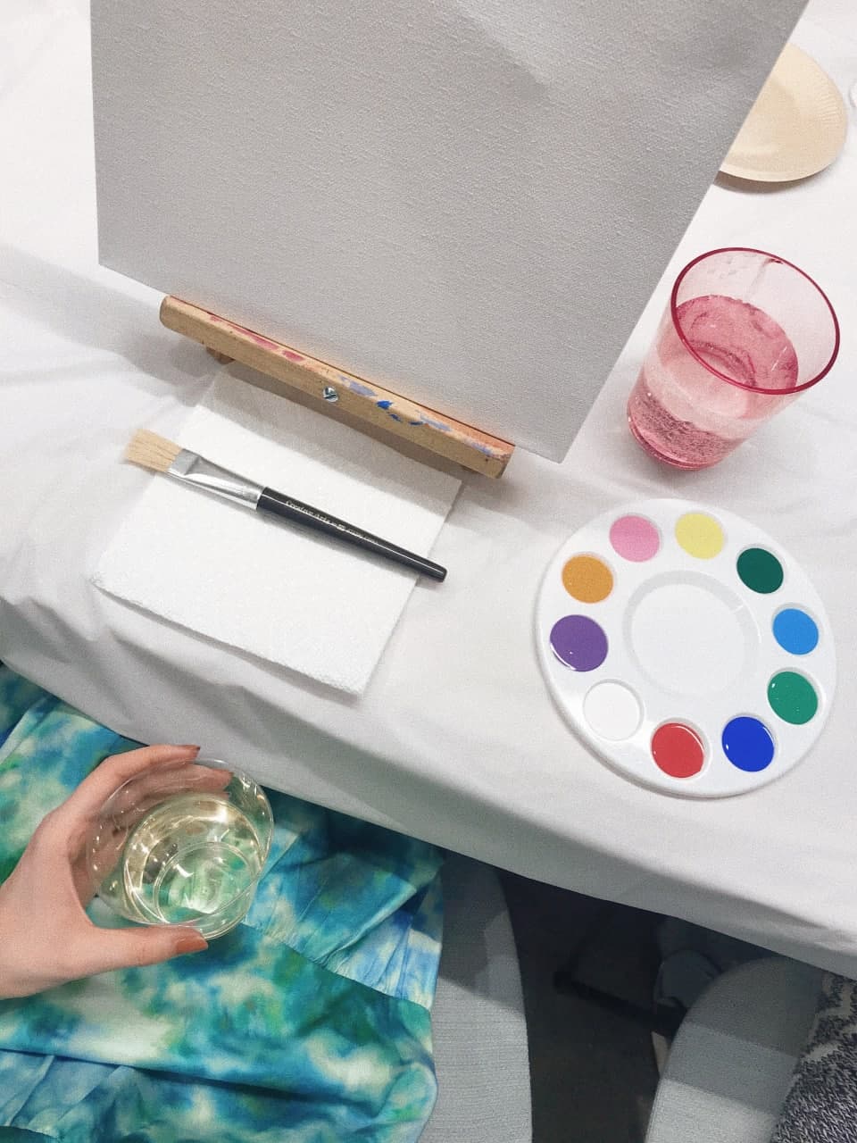 Paint and Sip with canvas